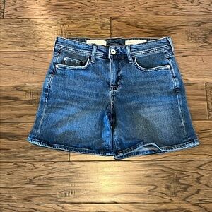 Pilcro and the Letterpress Anthropologie Slim
Boyfriend Shorts High Rise Size 28